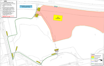 Temporary Closure of shared path between Drakeford Drive and Underpass
