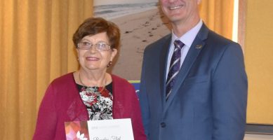 Beverley Flint wins Senior Achiever Award