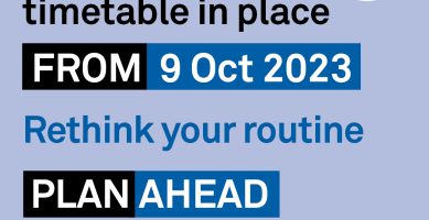 Transport Canberra bus timetable changes commencing 9 October 2023